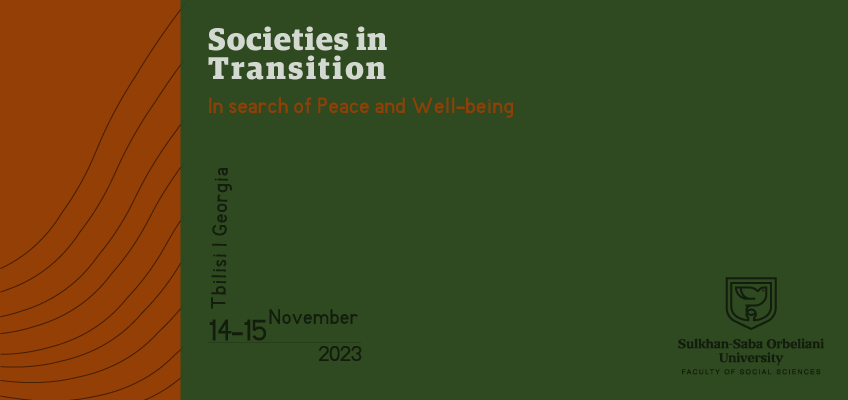 First International Scientific Conference ,,Societies in Transition” 