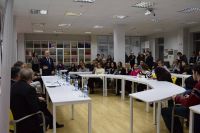 Signing a memorandum with Cardinal Stefan Wyszynski University in Warsaw