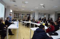 Signing a memorandum with Cardinal Stefan Wyszynski University in Warsaw