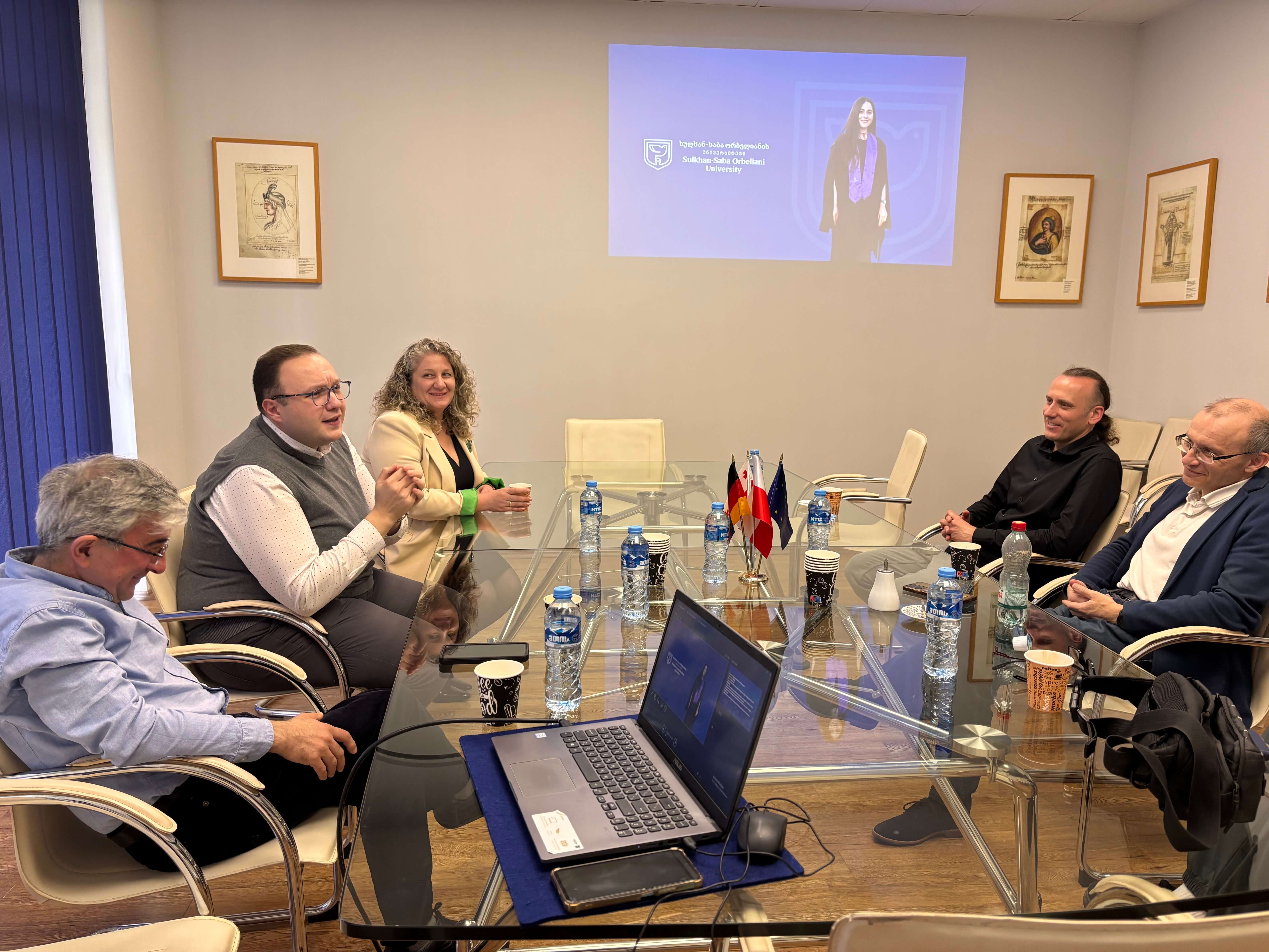 მარია კიური სკლოდოვსკას უნივერსიტეტის პროფესორის ვიზიტი საბაუნიში